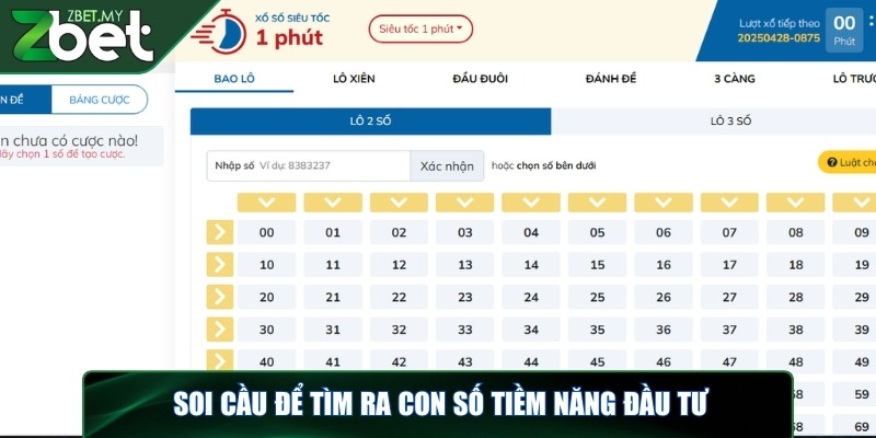 Lô đề ZBET - Sảnh chơi may rủi hấp dẫn trong giới lô thủ 3 Soi cầu để tìm ra con số tiềm năng đầu tư