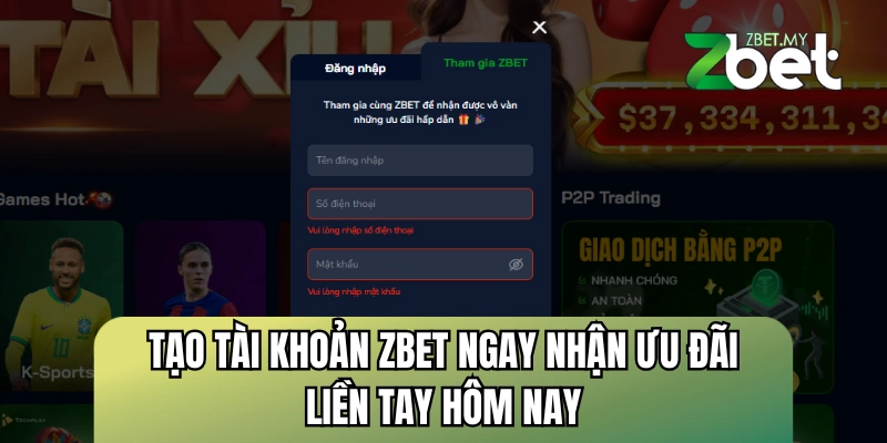ZBET Nhà Cái Casino Top 1 Link Không Bị Chặn Năm 2025 22 Tạo tài khoản ZBet ngay nhận ưu đãi liền tay hôm nay